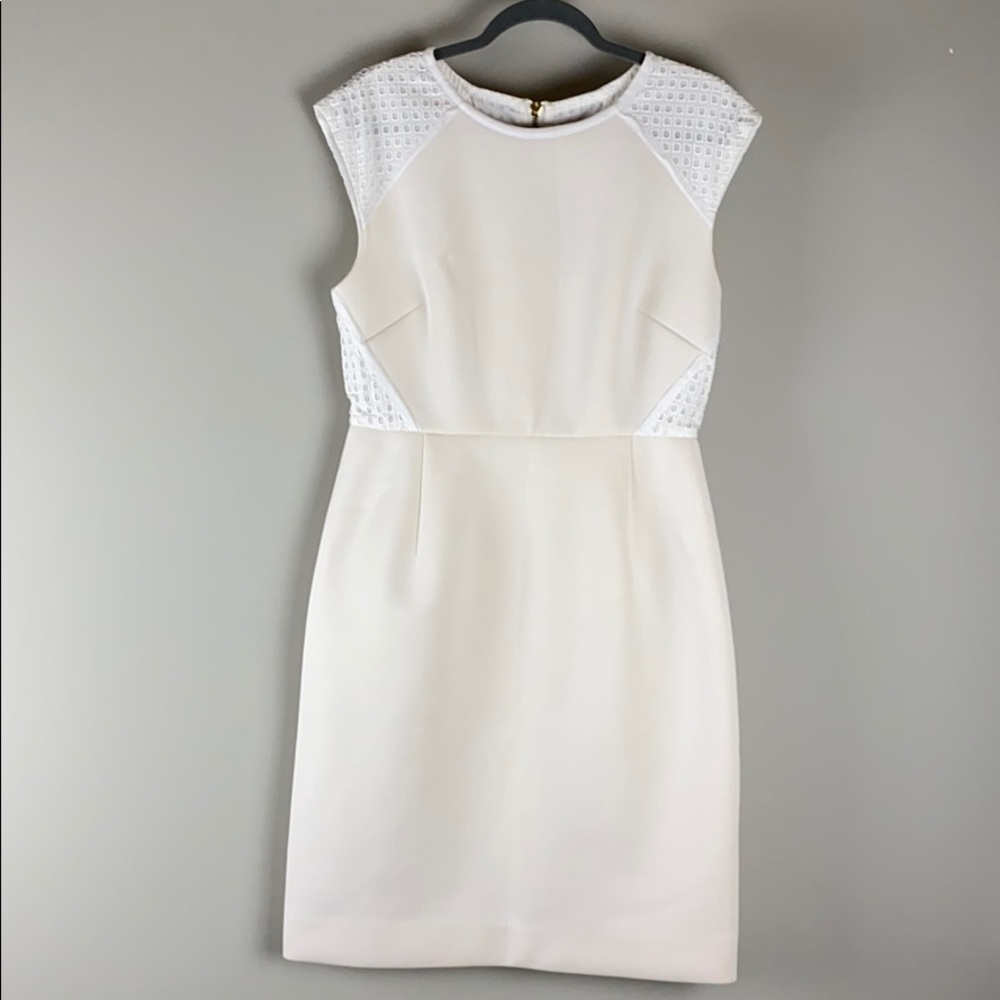 J. Crew pique eyelet dress